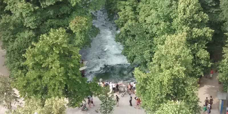 Isar Wellenreiter Eisbach München